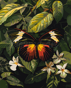 Pintar por numeros Figured'Art - Mariposa Heliconius Erato