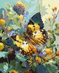 Pintar por numeros Figured'Art - Mariposa Janetta Forester