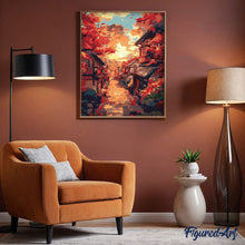 Cargar imagen en el visor de la galería, Calle de otoño en Kioto