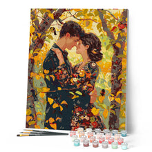 Cargar imagen en el visor de la galería, Abrazo otoñal inspirado en Klimt
