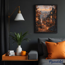 Cargar imagen en el visor de la galería, Calle otoñal en el casco antiguo