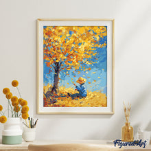 Cargar imagen en el visor de la galería, Niño de otoño inspirado en Van Gogh