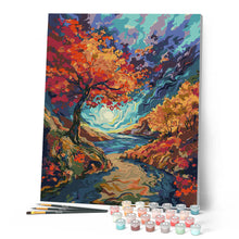 Cargar imagen en el visor de la galería, Otoño surrealista inspirado en Van Gogh