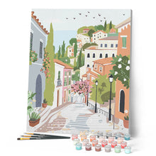 Cargar imagen en el visor de la galería, Pueblo Pastel en la Colina