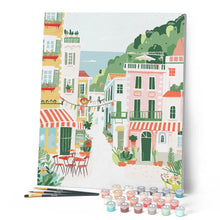 Cargar imagen en el visor de la galería, Pueblo Costero Pastel