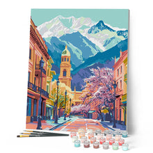 Cargar imagen en el visor de la galería, Colorido Pueblo Alpino