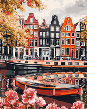 Cargar imagen en el visor de la galería, Pintar por numeros Figured'Art - Paseo Marítimo de Ámsterdam