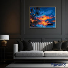 Cargar imagen en el visor de la galería, Atardecer en la Playa con Farol