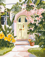 Cargar imagen en el visor de la galería, Pintar por numeros Figured'Art - Puerta de Flores