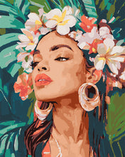 Cargar imagen en el visor de la galería, Pintar por numeros Figured'Art - Reina Isleña