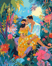 Cargar imagen en el visor de la galería, Pintar por numeros Figured'Art - Romance Tropical