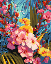 Cargar imagen en el visor de la galería, Pintar por numeros Figured'Art - Orquídeas Tropicales