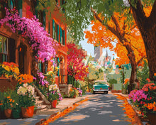 Cargar imagen en el visor de la galería, Pintar por numeros Figured'Art - Calle Jardín Urbana