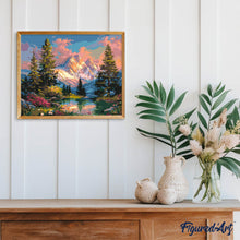 Cargar imagen en el visor de la galería, Resplandor Alpino al Atardecer