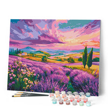 Cargar imagen en el visor de la galería, Colinas de Lavanda al Atardecer