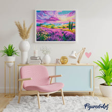 Cargar imagen en el visor de la galería, Colinas de Lavanda al Atardecer