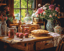 Cargar imagen en el visor de la galería, Pintar por numeros Figured'Art - Tarta de Manzana Casera