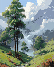 Cargar imagen en el visor de la galería, Pintar por numeros Figured'Art - Valle Neblinoso