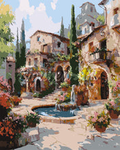 Cargar imagen en el visor de la galería, Pintar por numeros Figured'Art - Villa Mediterránea