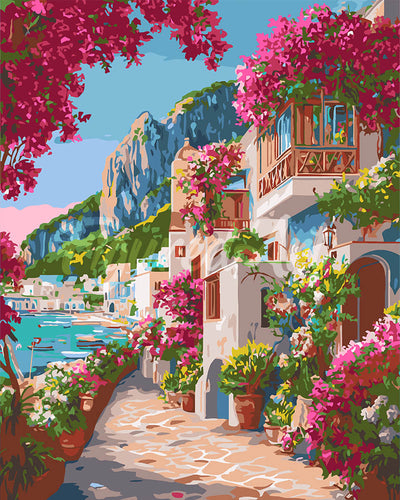 Pintar por numeros Figured'Art - Calle Florida de Capri