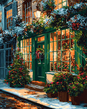 Cargar imagen en el visor de la galería, Pintar por numeros Figured'Art - Puerta Verde Festiva