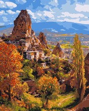 Cargar imagen en el visor de la galería, Pintar por numeros Figured'Art - Castillo de roca de Capadocia