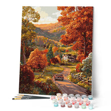 Cargar imagen en el visor de la galería, Camino rural en otoño