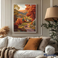 Cargar imagen en el visor de la galería, Camino rural en otoño