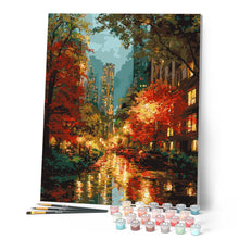 Cargar imagen en el visor de la galería, Luces de la ciudad en otoño