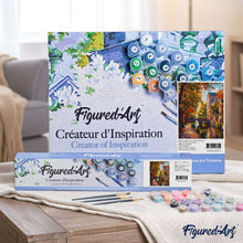 Cargar imagen en el visor de la galería, Pueblo ribereño en otoño