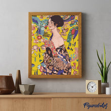 Cargar imagen en el visor de la galería, Dama con abanico - Klimt