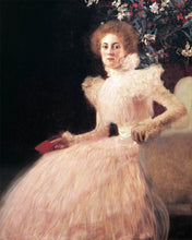 Cargar imagen en el visor de la galería, Pintar por numeros Figured'Art - Retrato de Sonja Knips - Klimt
