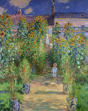 Cargar imagen en el visor de la galería, Pintar por numeros Figured'Art - El jardín del artista en Vétheuil - Monet