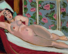 Cargar imagen en el visor de la galería, Pintar por numeros Figured'Art - Desnudo en la chaise longue - Matisse