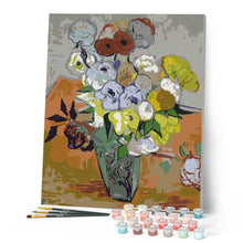 Cargar imagen en el visor de la galería, Naturaleza muerta: jarrón con rosas y anémonas - Van Gogh