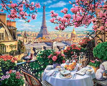 Cargar imagen en el visor de la galería, Pintar por numeros Figured'Art - Mañana de primavera en París