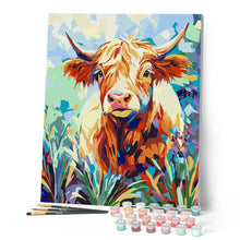 Cargar imagen en el visor de la galería, Highland Cow en flor