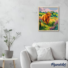 Cargar imagen en el visor de la galería, Highland Cow campo
