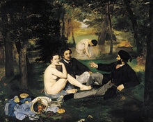 Cargar imagen en el visor de la galería, Pintar por numeros Figured'Art - El almuerzo sobre la hierba - Manet