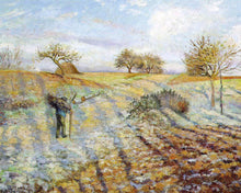 Cargar imagen en el visor de la galería, Pintar por numeros Figured'Art - Escarcha Blanca - Pissarro