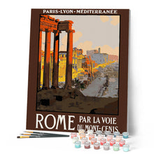 Cargar imagen en el visor de la galería, Póster vintage de Roma
