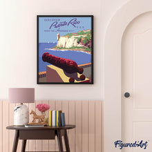 Cargar imagen en el visor de la galería, Póster vintage de Puerto Rico