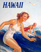 Cargar imagen en el visor de la galería, Pintar por numeros Figured'Art - Chicas surfistas de Hawái
