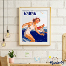 Cargar imagen en el visor de la galería, Chicas surfistas de Hawái