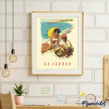Cargar imagen en el visor de la galería, Póster vintage de la costa de Yugoslavia