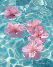 Cargar imagen en el visor de la galería, Pintar por numeros Figured'Art - Flor de cerezo flotante