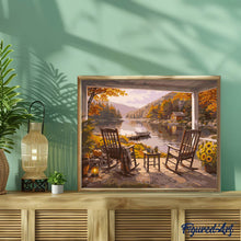 Cargar imagen en el visor de la galería, Retiro otoñal junto al lago