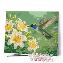 Cargar imagen en el visor de la galería, Colibrí en flor 1