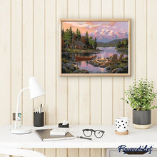 Cargar imagen en el visor de la galería, Fogata junto al lago