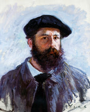 Cargar imagen en el visor de la galería, Pintar por numeros Figured'Art - Autorretrato con boina - Monet
